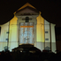 Mesébe illő a Szent Márton templom fényfestése