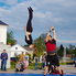 A levegőt hasította hét akrobata - AirTrack Show a Szabadság téren