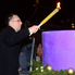 Fellobbant a második gyertya lángja az adventi koszorún - Szombathelyi Advent 2014