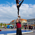 A levegőt hasította hét akrobata - AirTrack Show a Szabadság téren