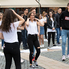 Fehér esernyők félórája - Quadrille Európai Táncfesztivál 2019 a Fő téren