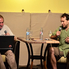„És ott volt Jeremy!” - Színházszerda Jordán Tamással és Andrew Heflerrel a Café Freiben