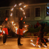 Tűzvarázslók - A BE-JÓ tűztáncosainak műsora a kőszegi Jézus Szíve templom előtt