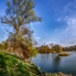 A sárvári Csónakázó-tó tavaszi fényben és HDR-ben