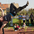 Calisthenics bemutatókkal avatták fel a szabadtéri kondiparkot Bükön