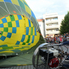 Hőlégballon bemutató a Fő téren