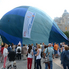 Hőlégballon bemutató a Fő téren