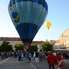 Hőlégballon bemutató a Fő téren
