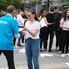 Fehér esernyők félórája - Quadrille Európai Táncfesztivál 2019 a Fő téren