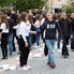 Fehér esernyők félórája - Quadrille Európai Táncfesztivál 2019 a Fő téren