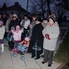 Csepregi Advent 2013 - Lángra lobbant a harmadik gyertya is a Promenádon