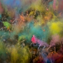 Résztvevők a Color Partyn a Sziget fesztivál Pop-Rock Nagyszínpada előtt 2013. augusztus 10-én. MTI Fotó: Mohai Balázs 