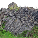 Somoskő vára - bazaltoszlopok