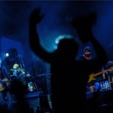 Damon Albarn énekes és Alex James, az angol Blur zenekar basszusgitárosa a Sziget fesztivál Pop-Rock Nagyszínpadán 2013. augusztus 9-én. MTI Fotó: Marjai János 