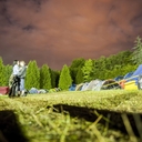 Résztvevők a Rockmaraton fesztivál második napján a pécsi Malomvölgyben 2014. július 8-án. MTI Fotó: Sóki Tamás