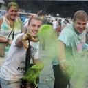 Résztvevők a Color Partyn a Sziget fesztivál Pop-Rock Nagyszínpada előtt 2013. augusztus 10-én. MTI Fotó: Marjai János 