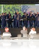 Csepreg Város Fúvószenekara adott koncertet a bükfürdői Termál téren
