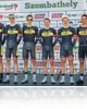Szlovén és norvég csapat a 2017-es Tour de Hongrie rajtjánál