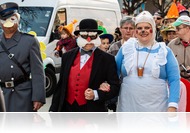 Vidám maskarások űzték el a telet Tapolcán - VIII. Tapolcai Téltemető