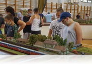 Vasútmodell kiállítás a Horvát Nemzetiségi Oktatási Központban