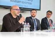 Olasz vezető karmester a Magyar Rádió Művészeti Együtteseinél