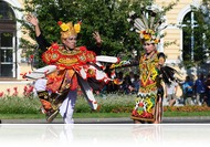 Felvonulás a 39. Nemzetközi Folklórfesztiválon