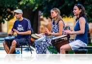 A Tromudum Trió lépett fel a kastélyudvaron a Körmendi Napokon