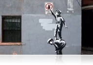 Banksy Budapesten - Art of Banksy a Tesla Loftban