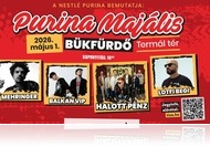 Háromnapos Büki Purina Majális Halott Pénzzel, Ocho Machóval és jótékonysági főzéssel (máj. 1-3.)