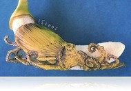 Nem tudja megunni a banánt a holland művész