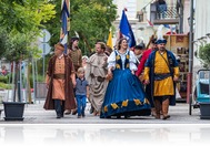 Jelmezes felvonulás a Nádasdy Történelmi Fesztiválon