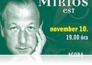 Vámos Miklós könyvbemutatója a moziban (nov. 10)  
