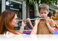 Hangszersimogató a Savaria Szimfonikus Zenekar művészeivel