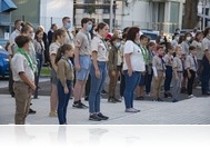 Megyéspüspöki áldás a szombathelyi Cserkész Székházon