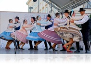 Az Ungaresca Táncegyüttes műsora a Folkudvarban