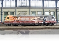 Gábor Áron mozdonnyal a csíksomlyói búcsúba