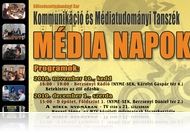 Média Napok a Savaria Egyetemi Központban (nov.30- dec.3)