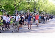 Az élhető városért bringáztak - 23. Critical Mass Szombathelyen