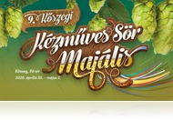 IX. Kézműves-Sör-Majális Kőszegen (ápr. 30. - máj. 2.)