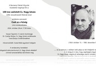 Csak a hűség - 100 éve született Cs. Nagy István (okt. 28.) 