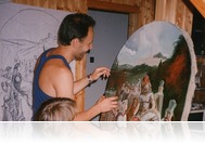 A katolikus karitász védőszentjét egy ortodox kárpátaljai művész festette meg 