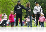 Lovas majális a Szent István parkban