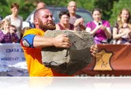Kőmorzsolók a kráterben - IHGF Stone of Strength verseny a Sághegyen