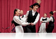 Az Ungaresca Táncegyüttes fellépése a Dr. Pesovár Ernő AMI tanévzáróján