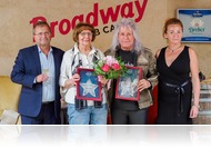 Csillagot kapott a Hírességek Sétányán Erős Attila és Petró János