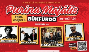 Háromnapos Büki Purina Majális Halott Pénzzel, Ocho Machóval és jótékonysági főzéssel (máj. 1-3.)